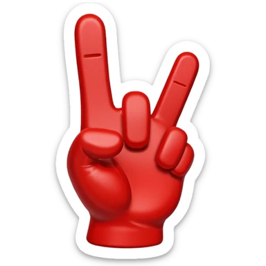 foam finger american football blue (#00A3E0) and red (#F9423A) sticker