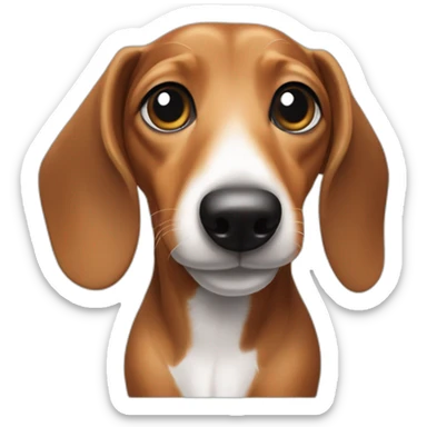 mini doxie sticker
