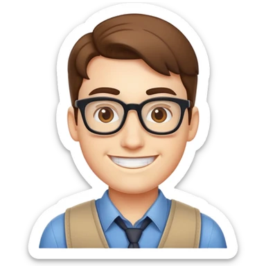 geek is happy sticker