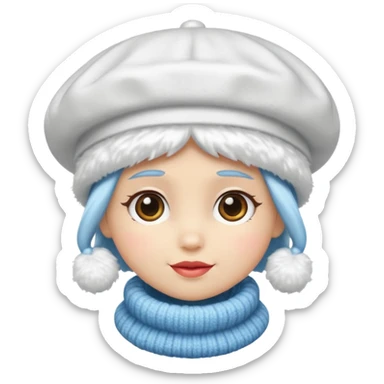 snow beret object sticker