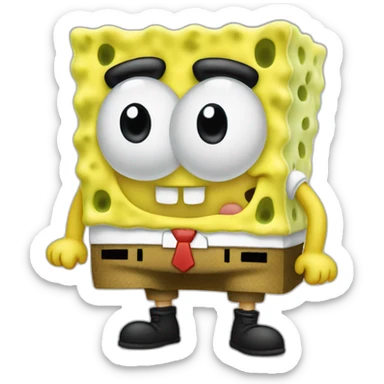 SpongeBob Underpants sticker