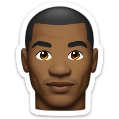 Mike Tyson 22 years old sticker