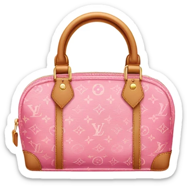 Pink Louis Vuitton Purse  sticker