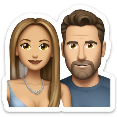 Jennifer lopez and Ben affleck Maries sticker