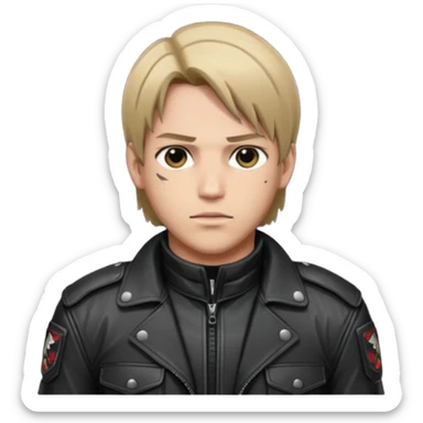 Resident evil leon Kennedy game 4 sticker