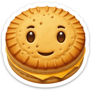 Biscuit simple, sans visage  sticker
