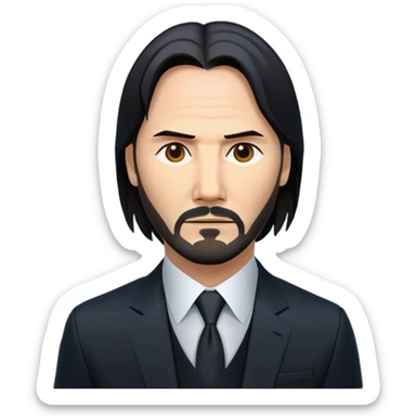 John wick emoji sticker