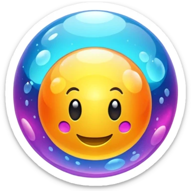 boule disco à facette et poulpe sticker