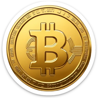 Bitcoin coin emoji sticker