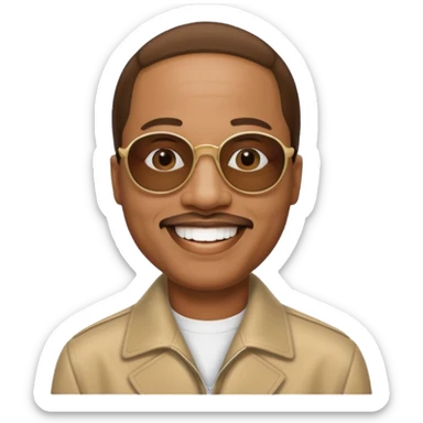 Stevie wonder sticker