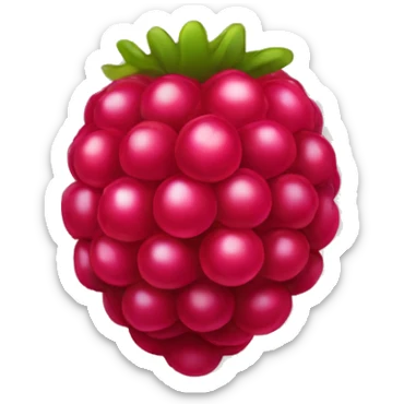 Raspberry sticker