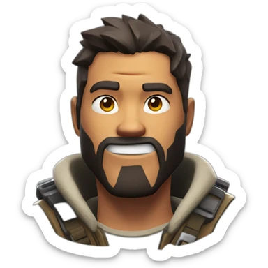 Fortnite scar face sticker