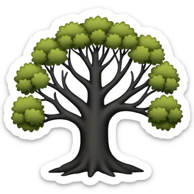 the three branches of government emoji in black sticker