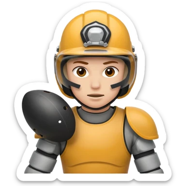 tackling emoji for a defender for football  sticker