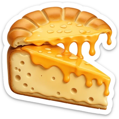 A bread on the cheese sticker