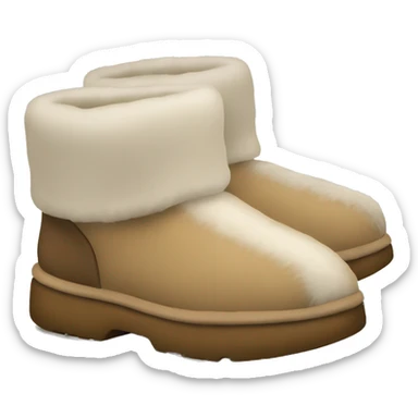 Tazman ugg slippers sticker