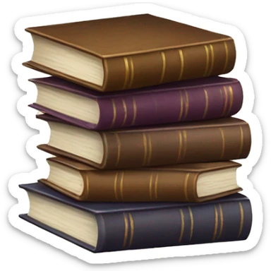 pile of books dungeons and dragons sticker