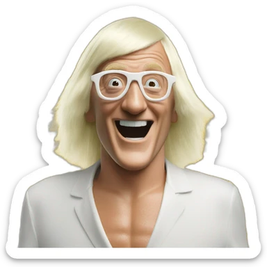 Jimmy savile 4k toothpaste advert nice sticker