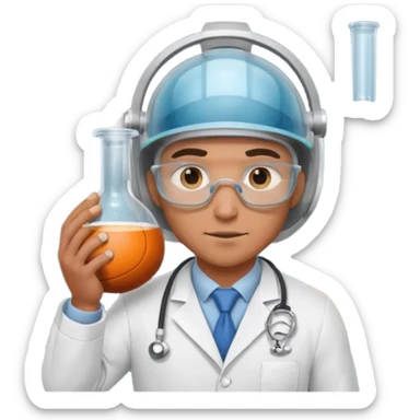 Football Player Science sticker