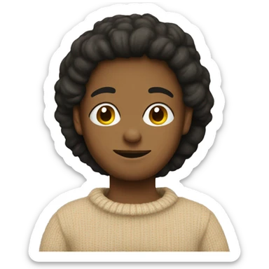 Beige sweater  sticker