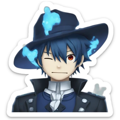 Rin okumura blue exorcist sticker