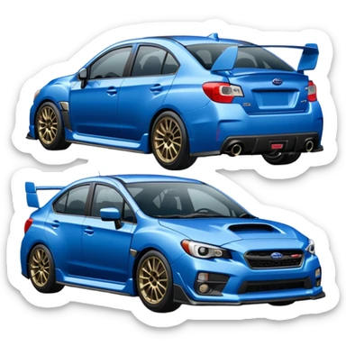 Subaru sti sticker