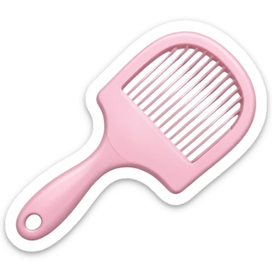 light pink massage comb variation 2 sticker