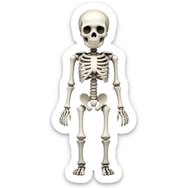 skeleton sticker