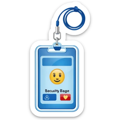 Security Badge sticker