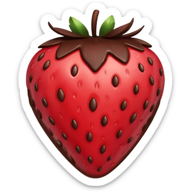 Chocolate covered strawberries  sticker