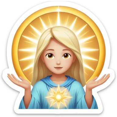 god begins of maing miraclous karma making of humans sticker