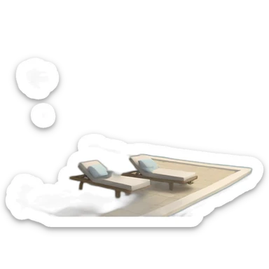 Sea contemporary resort in russia sticker