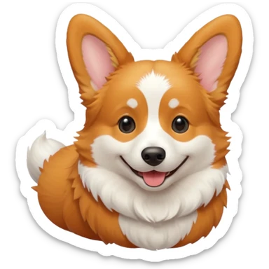 corgi dog sticker
