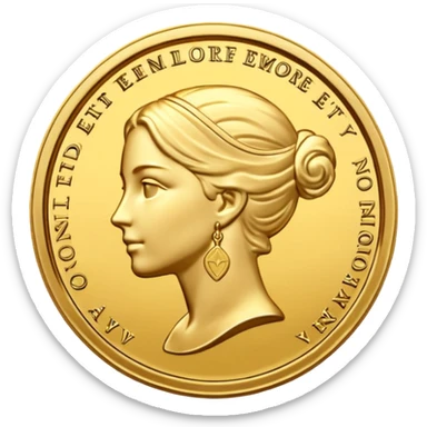 Taylor Swift evermore themed coin sticker
