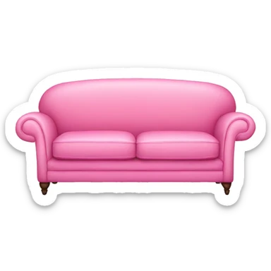 Pink sofa sticker