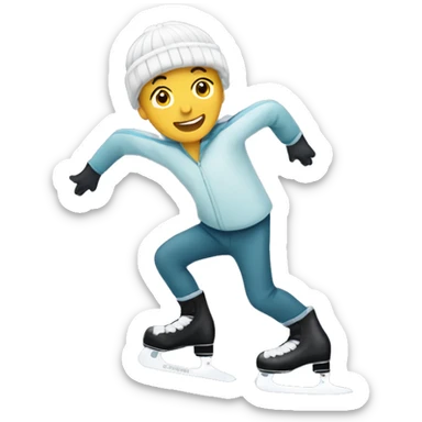 iceskating  sticker