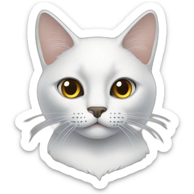 Mercedes cat sticker