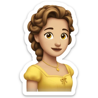 Belle  sticker