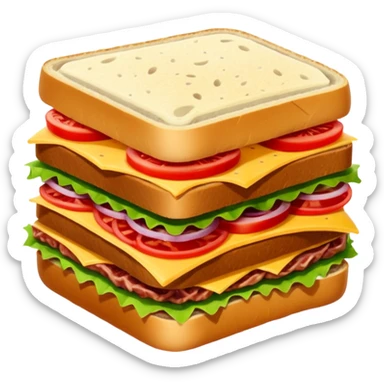 sandwich de carne sticker