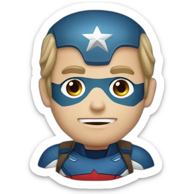 russian captain america sticker
