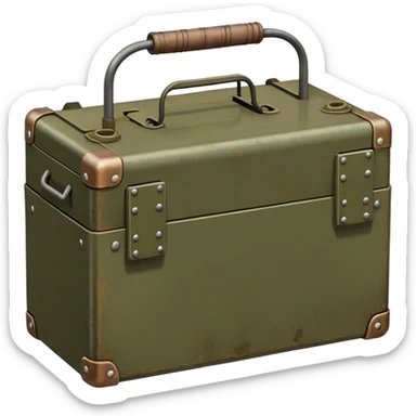 ammunition box for tank sticker