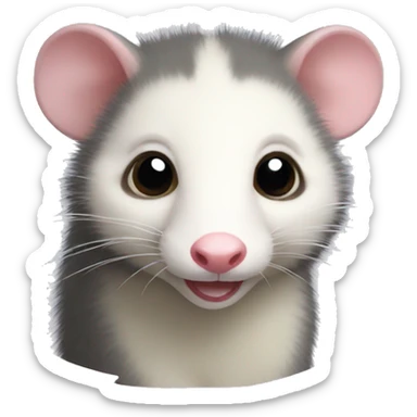 Opossum sticker