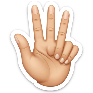 Angry middle finger sticker