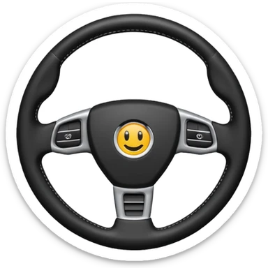 car steering wheel sticker
