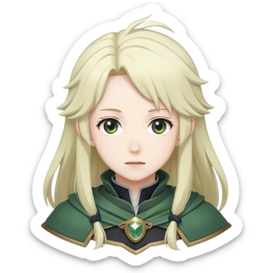 Anime character from 'The Rising of the Shield Hero' sticker