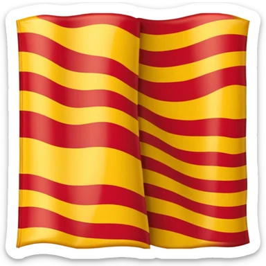 Flag from catalonia sticker