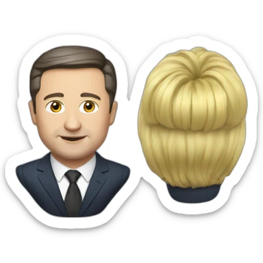 president of ukraine zelensky sticker