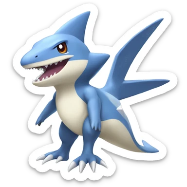Latios-Sharpedo-Gabite Full Body sticker
