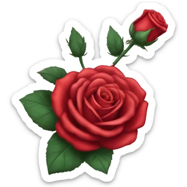 Ramo de rosas rojas  sticker
