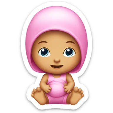 Pink baby toys  sticker